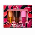 Kit Lip Gloss Chocolate Morango e Mel -Sasa Beauty Kit Lip Gloss Chocolate Morango e Mel -Sasa Beauty