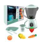 Kit Liquidificador Brinquedo Cozinha Gira 360 Cortar Frutas Kit Liquidificador Brinquedo Cozinha Gira 360 Cortar Frutas