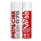 Kit Líquido Revelador Trincas D70 / Penetrante Vp30 De Ensaio Não Destrutivo Metal Chek