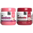 Kit Lisa BumBum BioSoft Creme + Hot Termogenico Anticelulite Flacidez Pelos Encravados Firmador Pele