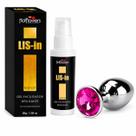 Kit Lisin Gold Gel Dessensibilizante Anal e plug Metal P Kit Lisin Gold Gel Dessensibilizante Anal e plug Metal P