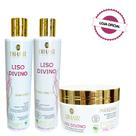 Kit Liso Divino Shampoo 300ml, Condicionador 300ml e Máscara 250g - DIHAIR