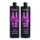 Kit liso, leve e solto 800ml Hidrabell Cabelo sem Frizz com Ácido Hialurônico Efeito Liso Duradouro