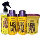 Kit Lisoterapia - Protetor Térmico + Máscara + Shampoo e Condicionador