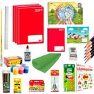 kit lista de material escolar ensino fundamental 18 itens