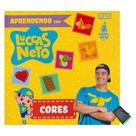 Kit Litro Aprendendo Cores Com Luccas Neto + Lousa Mágica Com Caneta