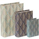Kit Livro Caixa 3 Pçs 09166 Mart