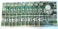 Kit Livro de Adesivos Palmeiras com mais de 125 Adesivos - 10 Unidades