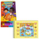 KIT Livro de colorir Cute e Cozy Amarelo e Livro de colorir com a água 3 Palavrinhas uma verdadeira experiência
