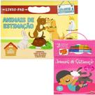 Kit Livro-pad Colorir e Atividades Animais de Estimação + Livro Kit mágico para colorir: Animais de estimação Todolivro