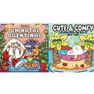 Kit Livros de Colorir: Um Natal Quentinho + Cute & Comfy (Cozy Friends)