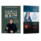 Kit livros físico, Corte o mal pela raiz, Padre Chrystian Shankar + 9 meses com Deus, Éline Landon