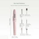 Kit Lixa de Unha Elétrica profissional portátil caneta elétr