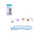 Kit Lixa De Unha Elétrico Para Bebê Com Estojo - Buba
