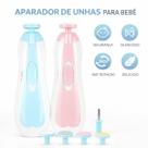 Kit Lixa de Unhas Bebê Seguro Manicure Infantil Recem Nascido