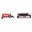 Kit Lixadeira de Paredes À Bateria Te-dw 18/225 Li com Bateria Power-x-change 18v 2,5 Ah Li Einhell