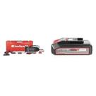 Kit Lixadeira de Paredes À Bateria Te-dw 18/225 Li com Bateria Power-x-change 18v 2,5 Ah Li Einhell