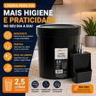 Kit Lixeira 2,5 Litros Xplast + Porta Detergente Bico Kit Lixeira 2,5 Litros Xplast + Porta Detergente Bico