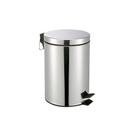 Kit Lixeira 3 litros Inox + Escova Sanitária Inox para Banheiro Kits:Somente Lixeira 3L