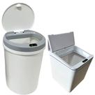Kit Lixeira Automática C/sensor 12L + 6L Inteligente Cozinha Pia