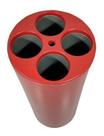 Kit Lixeiras Dispensador De Copos 2 C/ 5 Tubo + 2 C/ 5 Tubo