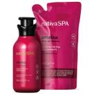 Kit Loção Hidratante Desodorante Corporal Nativa Spa Ameixa + Refil 400ml
