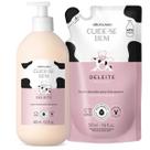 Kit Loção Hidratante Desodorante Cuide-se Bem Deleite 400ml + Refil 350ml