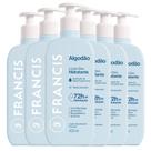 Kit Loção Hidratante Francis Algodão 400ml - 6 Unidades