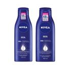Kit Loção Nivea Milk