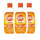 Kit Loção Repelente de Insetos Johnson Off! Family Com 3 200ml