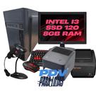 Kit Loja Pdv I3 ssd120 8RAM + Tela + Leitor + imp etiqueta