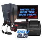 Kit Loja Pdv I5 ssd120 8GB RAM + Tela + Leitor + Impressora