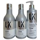 Kit Lokenzzi Cinza Antiamarelamento Sh Cond e Finalizador