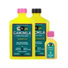 Kit Lola Cosmetics Camomila - Shampoo 250ml e Condicionador 250g e Óleo Capilar Iluminador 50ml