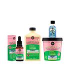 Kit Lola Densidade Sh 250ml + Mascara 250ml + Tônico Noturno + Danos Vorazes Óleo Reparador