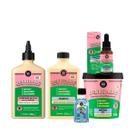 Kit Lola Densidade Sh + Mascara + Acidificante + Tônico Noturno + Danos Vorazes Óleo Reparador