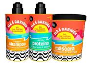 Kit Lola Ela É Carioca - Proteína 3 Em 1 E Shampoo E Máscara