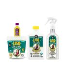 Kit Lola Liso Leve e Solto Sh 250ml + Masc 230ml + Spray 200ml + Pinga! Óleo Pataúa e Moringa 50ml