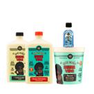 Kit Lola Meu Cacho Minha Vida Sh 500ml + Cond 500ml + Masc 450ml + Danos Vorazes Óleo Reparador 50ml Kit Lola Meu Cacho Minha Vida Sh 500ml + Cond 500ml + Masc 450ml + Danos Vorazes Óleo Reparador 50ml