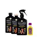 Kit Lola Morte Súbita Sh 250ml + Cond 250ml + Spray 250ml + Pinga! Óleo Pataúa e Moringa 50ml Kit Lola Morte Súbita Sh 250ml + Cond 250ml + Spray 250ml + Pinga! Óleo Pataúa e Moringa 50ml