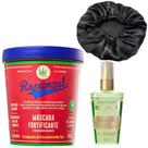 Kit Lola Rapunzel + Elixir Abacate + Touca Cetim Sortida