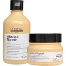 Kit Loreal Absolut Repair Gold Quinoa Shampoo e Máscara