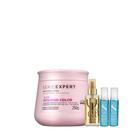 Kit LOreal p/ Cabelos Coloridos Máscara, Oil R. e 2 Ampolas