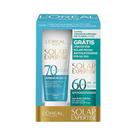 Kit LOréal Paris Protetor Solar Corporal FPS 70 Solar Expertise 200ml + Facial FPS 60 Antioleosidade 25g