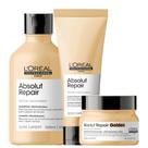 Kit Loreal Profissional Serie Expert Absolut Repair Gold Quinoa + Protein Golden Trio (3 Produtos) Kit Loreal Profissional Serie Expert Absolut Repair Gold Quinoa + Protein Golden Trio (3 Produtos)