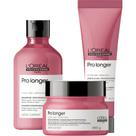 Kit Loreal Série Expert Pro Longer Shampoo, Másc. e Leave-in