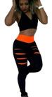 Kit Lot 2 Calças Leg Legging Fitnes Roupa De Academia Corrida - Top fitness