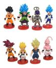 Kit Lote De Bonecos Miniaturas Dragon Ball Z Enfeites 6 Cm Kit Lote De Bonecos Miniaturas Dragon Ball Z Enfeites 6 Cm