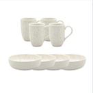 Kit Louça De Cozinha Flat Oxford Chuvisco Com 8 Peças Kit Louça De Cozinha Flat Oxford Chuvisco Com 8 Peças