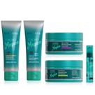 Kit Lowell Cacho Magico Shampoo 240ml Mascara, Creme, Gelatina e Oleo